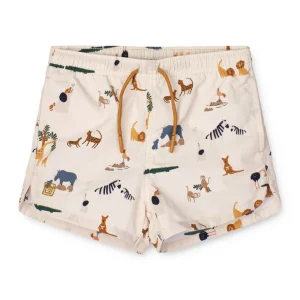 LIEWOOD Badetøj^Aiden Badeshorts Med Print All together / Sandy