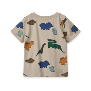 LIEWOOD Trøjer Og Toppe | Tøj^Apia Baby T-Shirt Med Print Dinosaurs / Mist