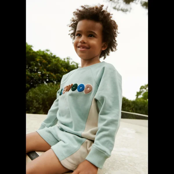 LIEWOOD Trøjer Og Toppe | Sweats^Aude Sweatshirt Med Print Ice blue / Sandy