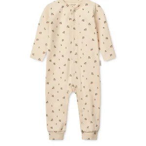 LIEWOOD Musthaves Til Baby | Nattøj^Birk Mønstret Pyjamasdragt Peach mini / Sea shell