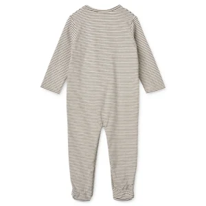 LIEWOOD Musthaves Til Baby | Nattøj^Bolde babyjumpsuit med striber Y/D Stripe Sandy / Classic navy