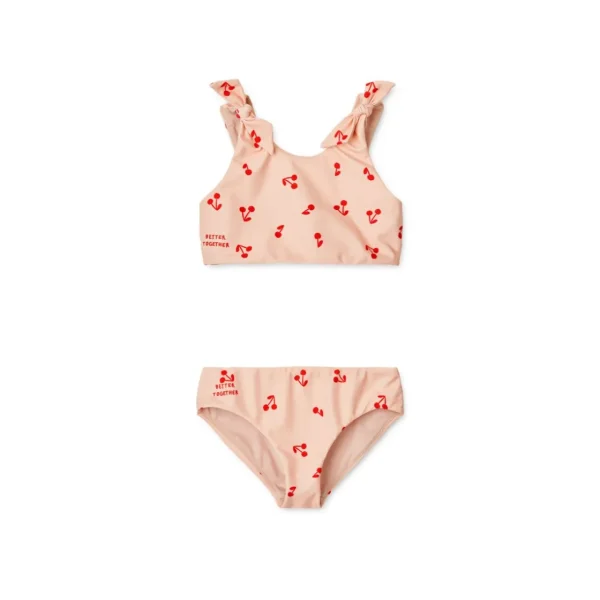 LIEWOOD Badetøj^Bow bikinisæt Cherries / Apple blossom