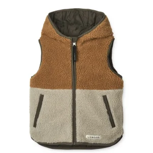 LIEWOOD Jakker Og Veste | Pile Og Fleece^Diana vendbar vest Army brown mix