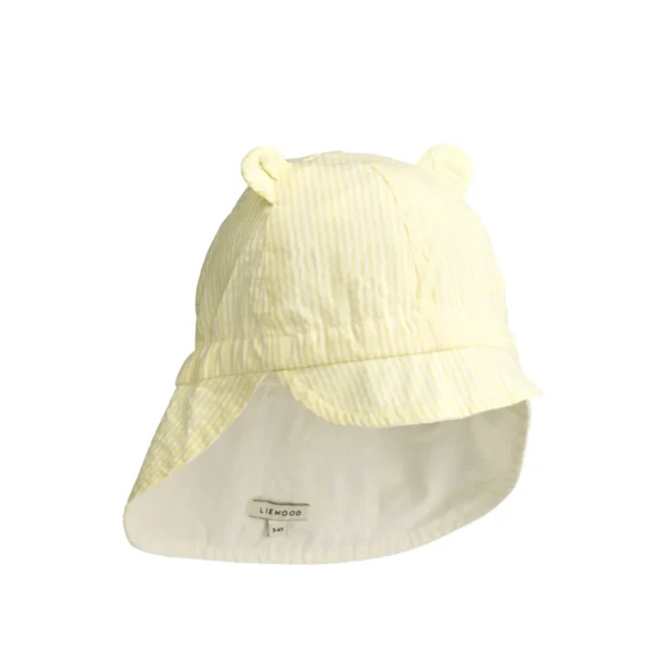 LIEWOOD Solhatte | Accessories^Gorm Bæk og bølge solhat Y/D stripe Lemonade / Creme de la creme