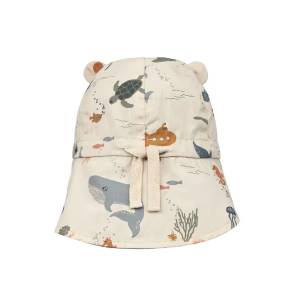 LIEWOOD Solhatte | Accessories^Gorm vendbar solhat Sea creature / Sandy