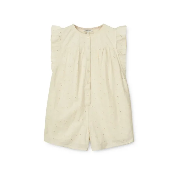 LIEWOOD Tøj^Holmfrid Anglaise-Jumpsuit Cloud cream