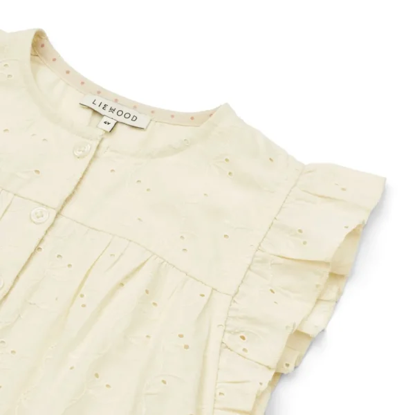 LIEWOOD Tøj^Holmfrid Anglaise-Jumpsuit Cloud cream