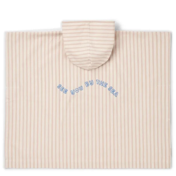 LIEWOOD Håndklæder Og Badekåber^Kaiden Håndklæde Poncho Y/D stripe Sorbet rose / Creme de la creme