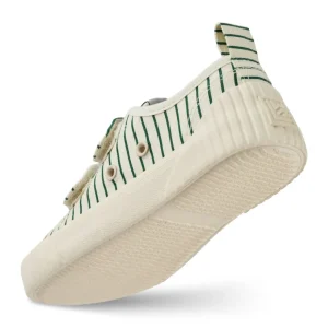 LIEWOOD Sneakers^Kim kanvassko Stripe Garden green / Creme de la creme