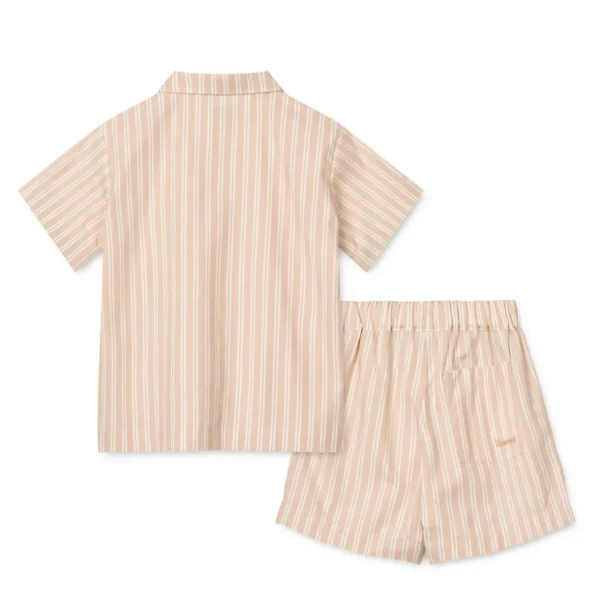 LIEWOOD Trøjer Og Toppe | Bukser Og Shorts^Leona Stribet Set Y/D stripe Sorbet rose / Creme de la creme