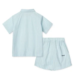 LIEWOOD Bukser Og Shorts | Tøj^Leona Stribet Set Y/D stripe Pure sky / Creme de la creme