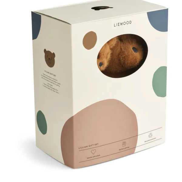 LIEWOOD Musthaves Til Baby | Plys Kollektionen^Lilian Gavesæt Bjørn Golden caramel