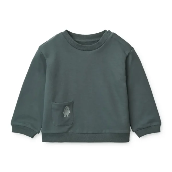 LIEWOOD Musthaves Til Baby | Trøjer Og Toppe^Lucio babysweatshirt Whale blue