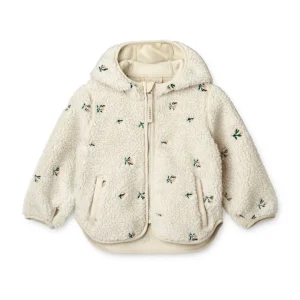 LIEWOOD Jakker Og Veste | Pile Og Fleece^Mara Teddy Jakke Med Ører Peach / Sandy Embroidery