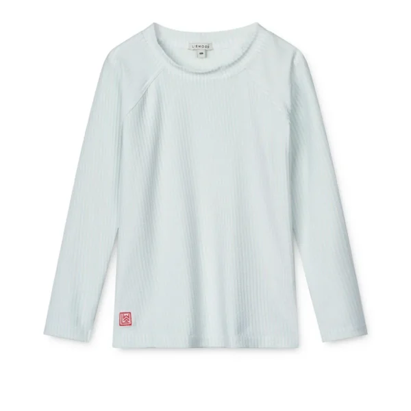 LIEWOOD Badetøj^Noah Bæk og Bølge Langærmet Bade-T-Shirt Y/D stripe Pure sky / Creme de la creme