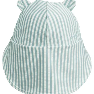 LIEWOOD Solhatte | Accessories^Senia bæk og bølge solhat Y/D stripe: Sea blue/white