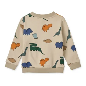 LIEWOOD Trøjer Og Toppe | Sweats^Thora Sweatshirt Med Print Dinosaurs / Mist